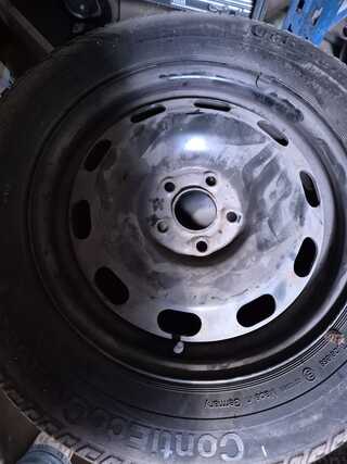 3x Velg met band, Continental, zwart